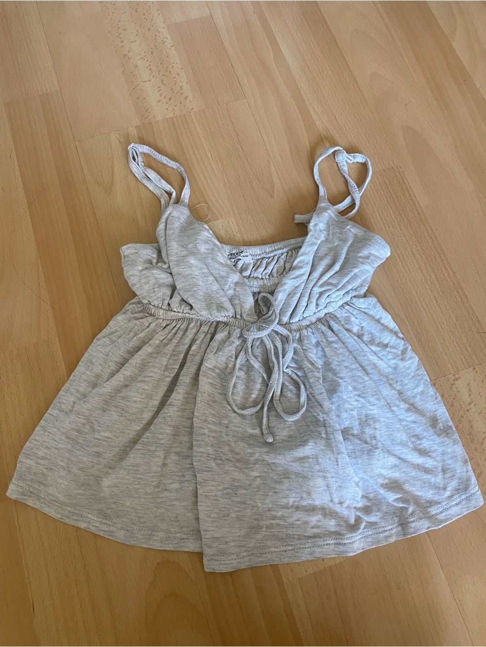 Women’s Ardene light gray babydoll top